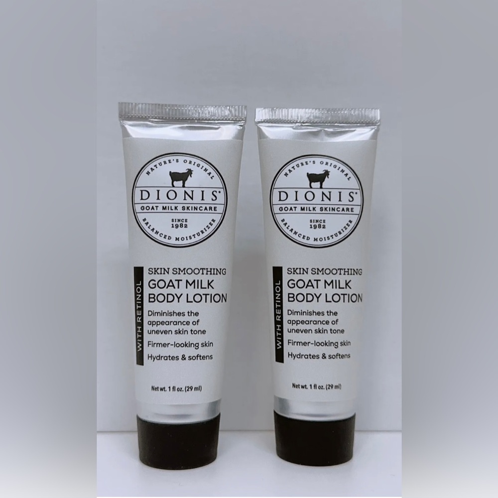 2 X Dionis Goat Milk Body Lotion Hydrates & Softens 1 oz each